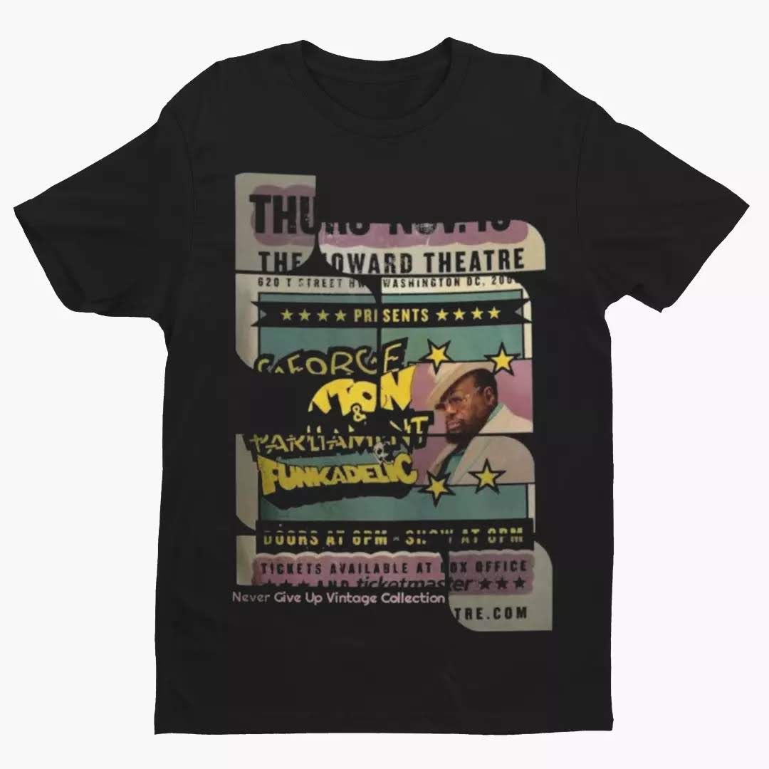 Funkadelic Concert Unisex Tee - Never Give Up Vintage Collection