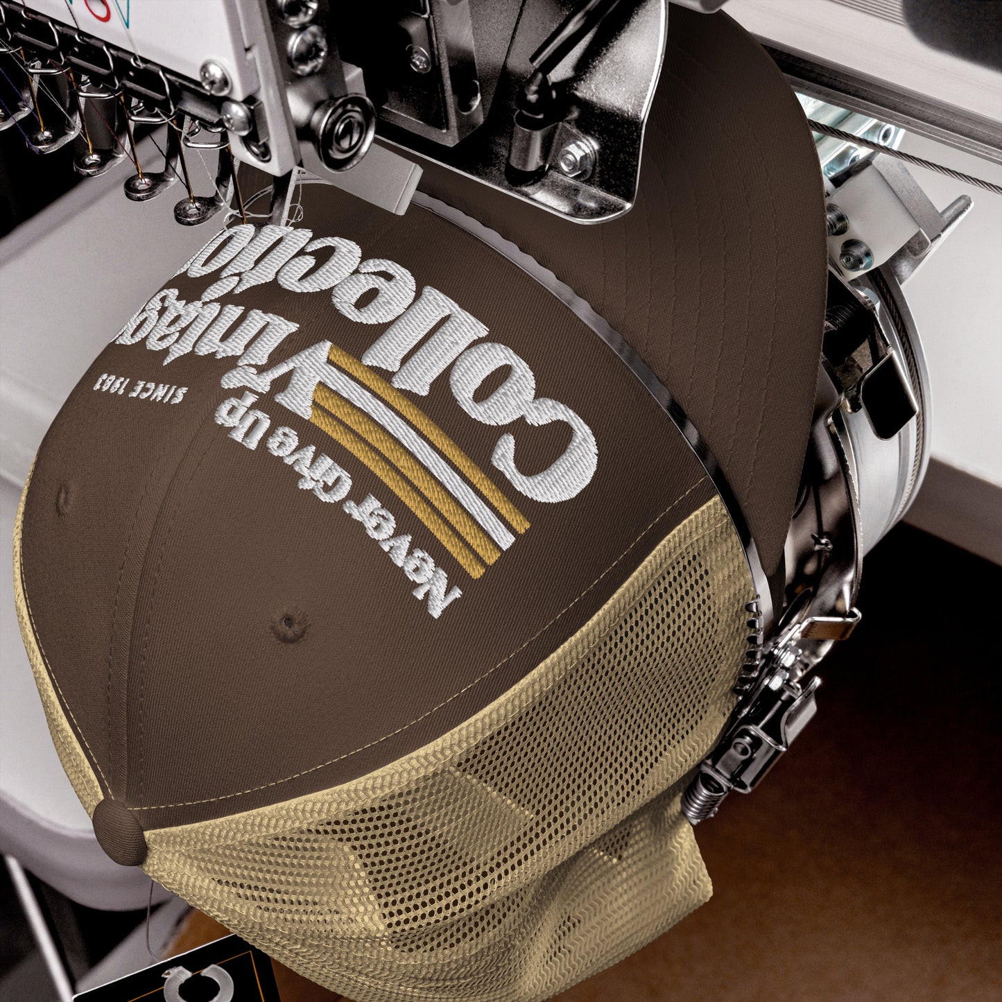 Retro Collection Trucker Cap - Never Give Up Vintage Collection