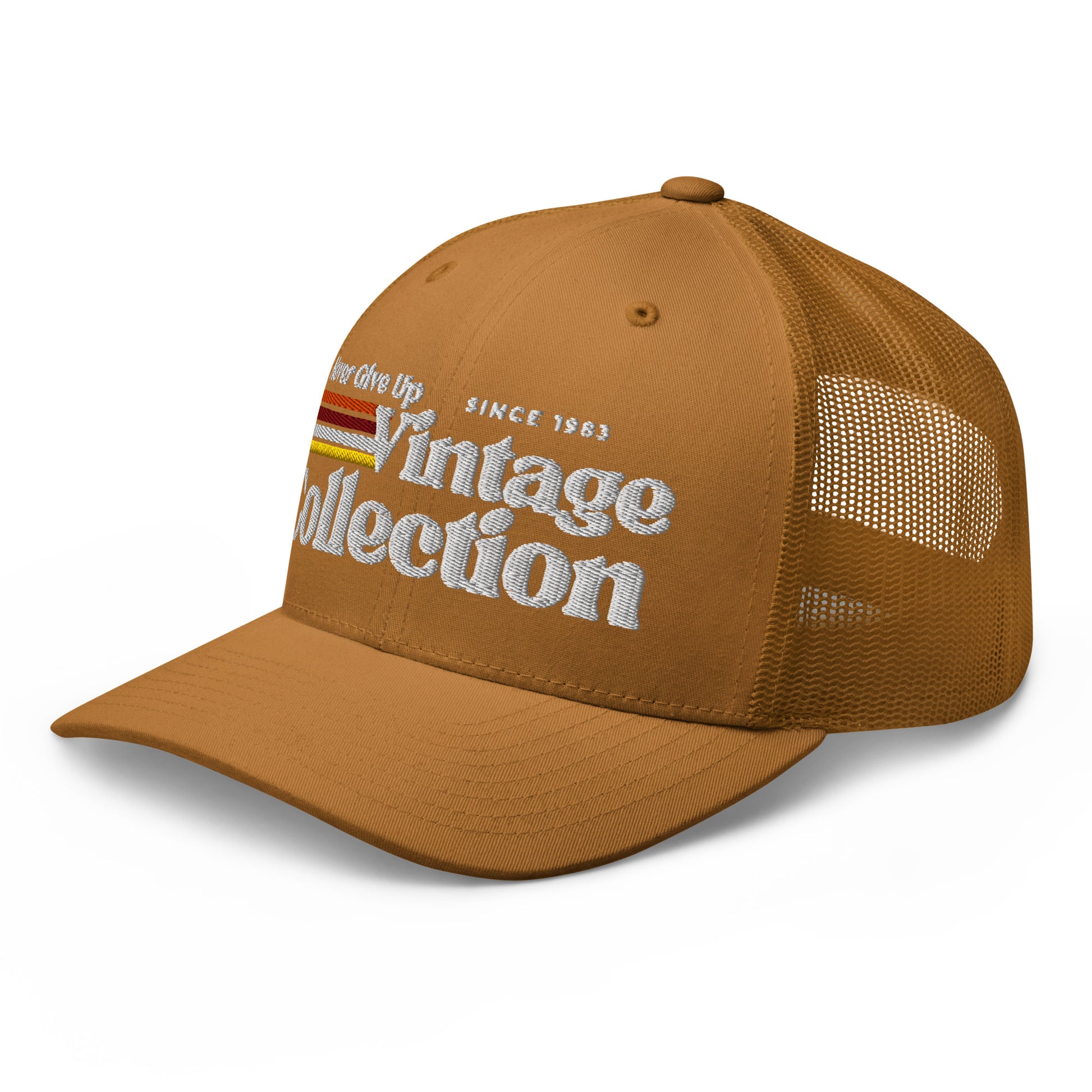 Retro Collection Trucker Cap - Never Give Up Vintage Collection