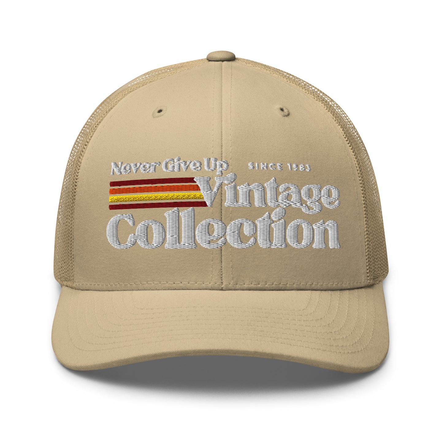 Retro Collection Trucker Cap - Never Give Up Vintage Collection