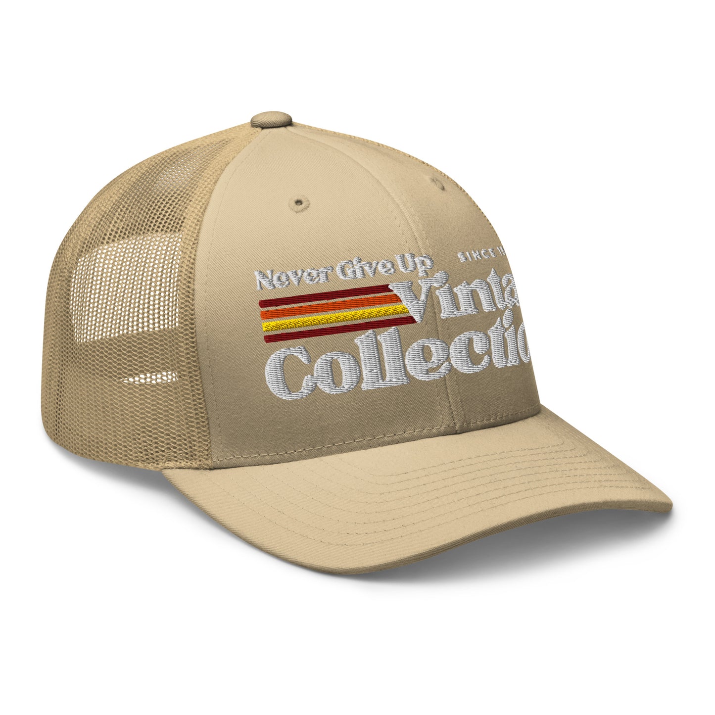Retro Collection Trucker Cap - Never Give Up Vintage Collection