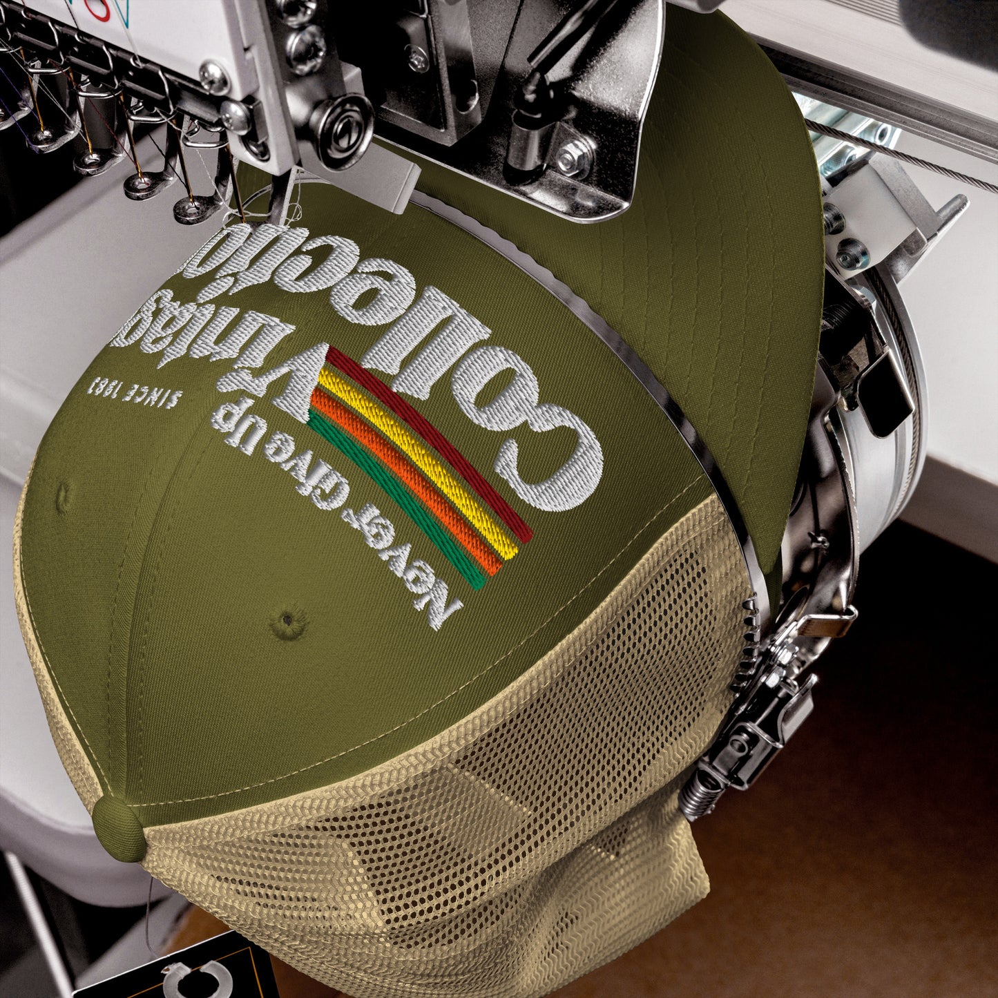 Retro Collection Trucker Cap - Never Give Up Vintage Collection