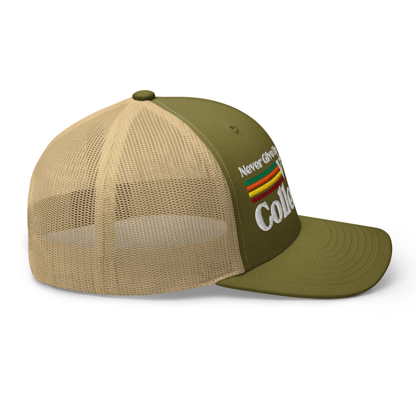 Retro Collection Trucker Cap - Never Give Up Vintage Collection