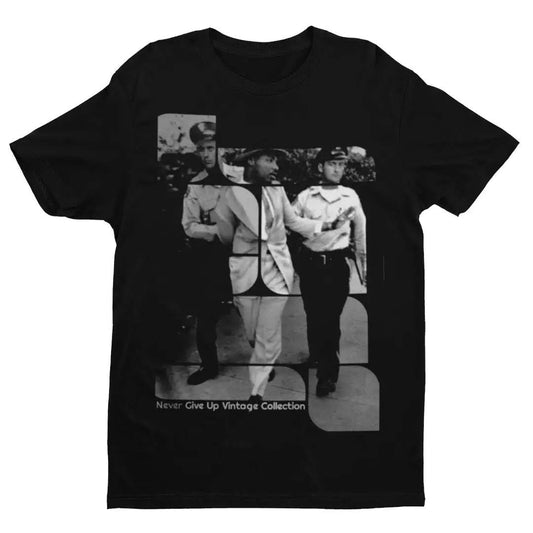 MLK Protest Unisex Tee - Never Give Up Vintage Collection