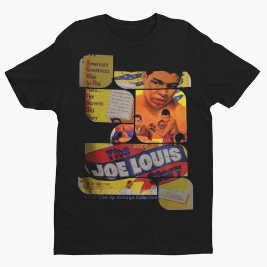 Joe Louis Movie Unisex Tee - Never Give Up Vintage Collection