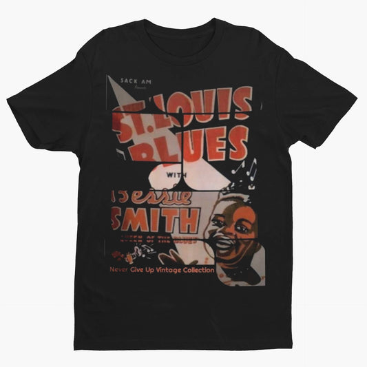 St. Louis Blues Unisex Tee - Never Give Up Vintage Collection