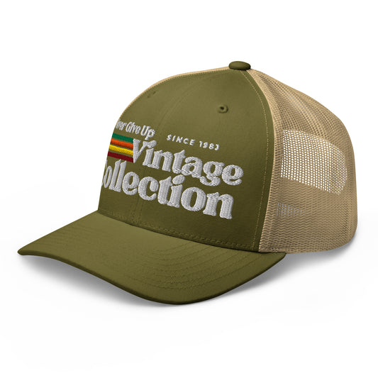 Retro Collection Trucker Cap - Never Give Up Vintage Collection